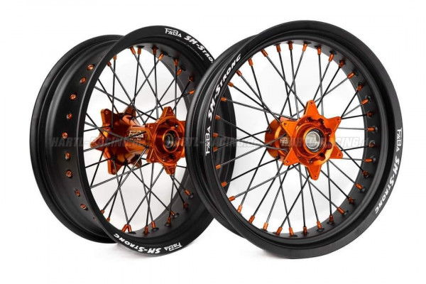 FaBa Supermoto Wheels KTM orange - SALE